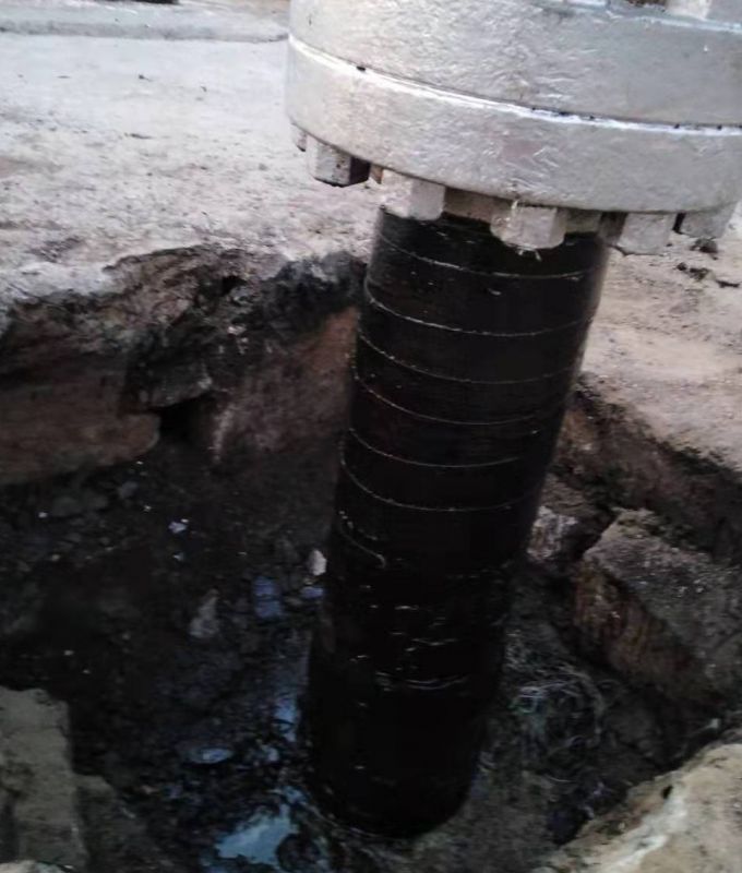 油井套管短接碳纤维加固结构补强